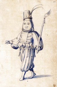 Dessin de costume pour un cuisinier - Giuseppe Arcimboldo